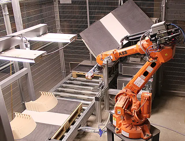 Utveckling möbeldetaljer robot effektivitet